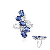 Anello in argento con Cianite