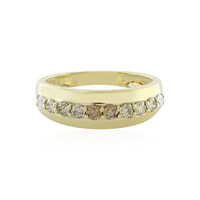 Anello in oro con Diamante Cioccolato I4 (KM by Juwelo)