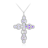 Collana in argento con Quarzo Moonlight