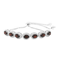 Bracciale in argento con Granato Mozambico