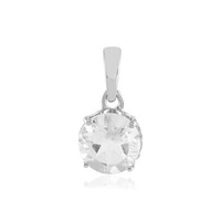 Ciondolo in argento con Quarzo Bianco