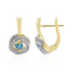 Orecchini in oro con Haüyne