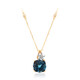 Collana in oro con Topazio Blu Londra (Smithsonian)