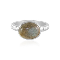 Anello in argento con Labradorite