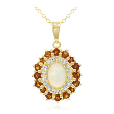 Collana in argento con Opale di Welo