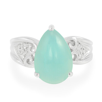 Anello in argento con Opale Paraiba