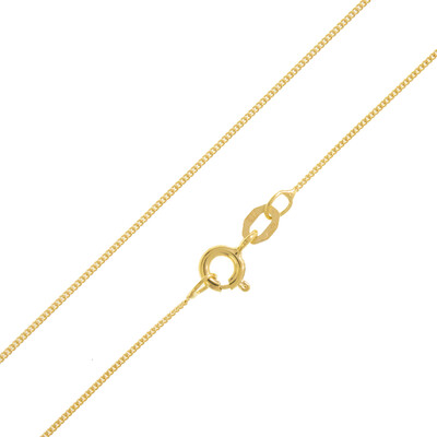 Catenina groumette in oro giallo 42 cm  0,9 g