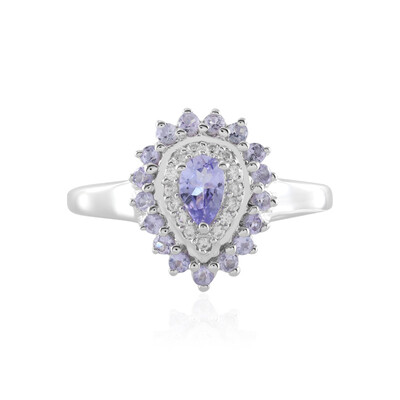 Anello in argento con Tanzanite