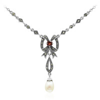Collana in argento con Perla di Acqua Dolce