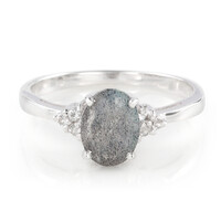 Anello in argento con Labradorite