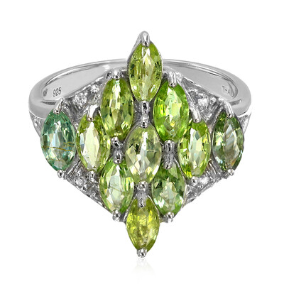 Anello in argento con Tormalina Paraíba