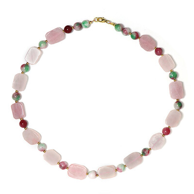 Collana in argento con Ematite Dorata