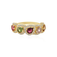 Anello in argento con Tormalina