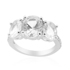 Anello in argento con Danburite