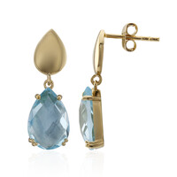 Orecchini in argento con Topazio Blu Cielo