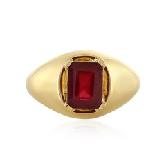 Anello in argento con Rubino del Madagascar