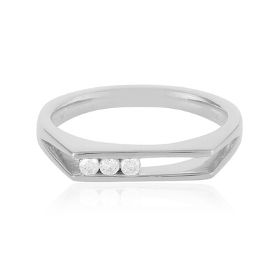 Anello in argento con Diamante I2 (H) (de Melo)