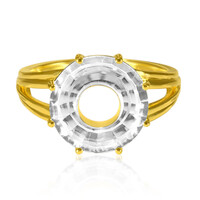 Anello in oro con Quarzo Bianco (Glenn Lehrer)