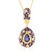Collana in argento con Iolite (Adela Silber)