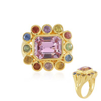 Anello in argento con Kunzite (Adela Silber)