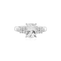 Anello in argento con Quarzo Bianco