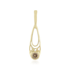 Ciondolo in oro con Diamante Champagne I2 (Ornaments by de Melo)