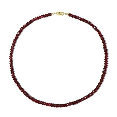 Collana in argento con Granato Mozambico