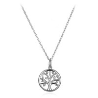 Collana in argento con Diamante I3 (I)