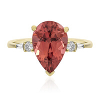 Anello in oro con Tormalina Neon del Congo (CIRARI)