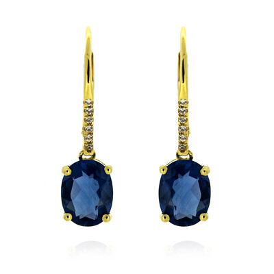 Orecchini in argento con Fluorite Cangiante
