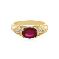 Anello in argento con Rubino del Madagascar