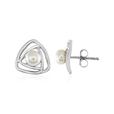 Orecchini in argento con Perla di Acqua Dolce