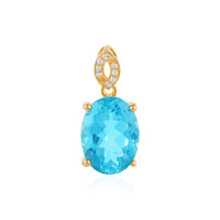Ciondolo in argento con Topazio Paraiba