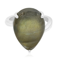 Anello in argento con Labradorite