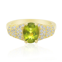 Anello in argento con Peridoto
