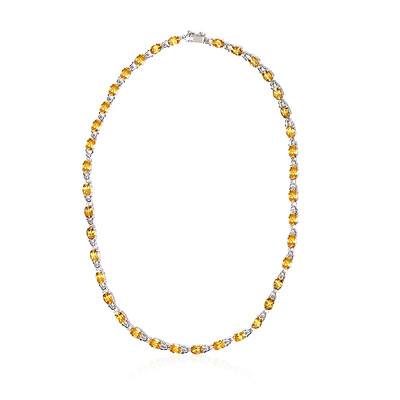 Collana in argento con Citrino