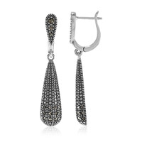 Orecchini in argento con Marcassite