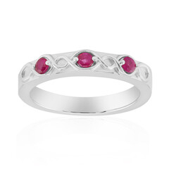 Anello in argento con Rubino della Birmania (Pallanova)