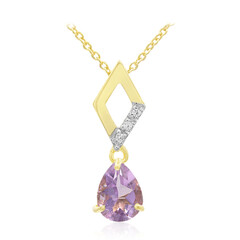 Collana in argento con Ametista Rose de France