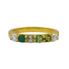 Anello in argento con Topazio Bianco
