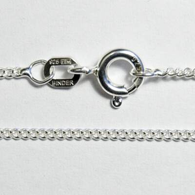 Catena grumetta piatta in argento 925 - 50 cm - 2,78 g