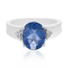 Anello in argento con Fluorite Cangiante