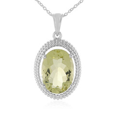 Collana in argento con Quarzo Limone