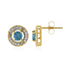 Orecchini in argento con Topazio Blu Londra