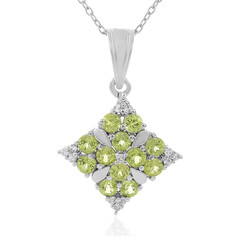 Collana in argento con Peridoto