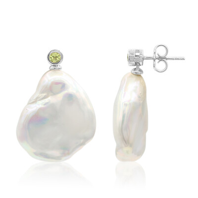 Orecchini in argento con Perla di Acqua Dolce (TPC)