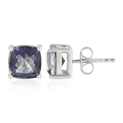 Orecchini in argento con Quarzo Mistico Blu