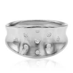 Anello in argento con Diamante I1 (G)