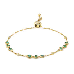 Bracciale in oro con Smeraldo Zambia AAA (CIRARI)