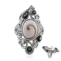 Anello in argento con Occhio di Shiva (Art of Nature)